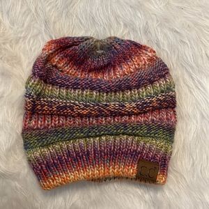 C.CMulti-Color Knit Beanie NWOT